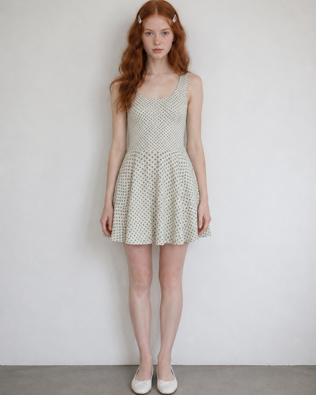 Polka Dot Skater Dress