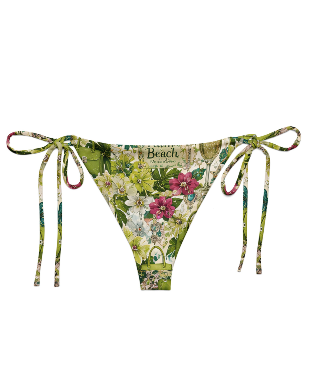 Tropical String Bikini Bottom